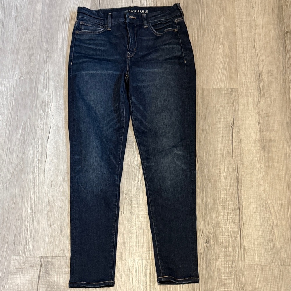 American Eagle Outfitters Women's Deep Indigo Jeggings